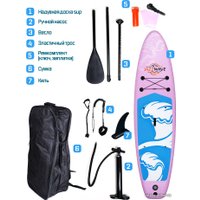 Сапборд JazzWave SUP-N1L (розовый)