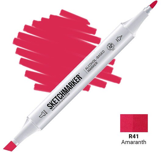 

Маркер художественный Sketchmarker Двусторонний R41 SM-R41 (амарант)