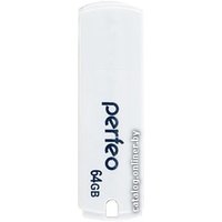 USB Flash Perfeo C05 64GB (белый) [PF-C05W064]