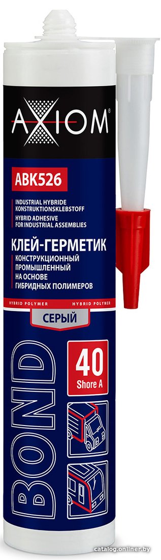 Axiom Клей-герметик 280мл ABK526 (серый)