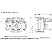 Циркуляционный насос IMP Pumps GHNDbasic II 65-70F