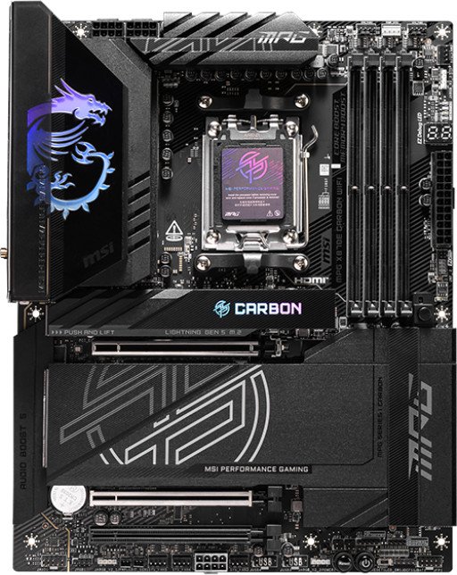 Материнская плата MSI MPG X870E Carbon WiFi