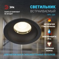 Точечный светильник ЭРА WR4 SBK Б0061186