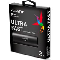 Внешний накопитель ADATA SE760 2TB ASE760-2TU32G2-CBK (черный)