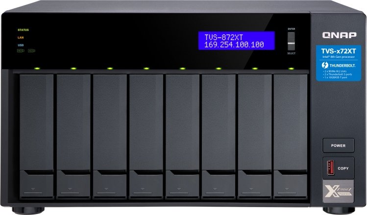 

Сетевой накопитель QNAP TVS-872XT-i5-16G