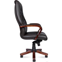 Офисное кресло Norden Боттичелли P2338-L0828 (темно-коричневая кожа/мультиблок)
