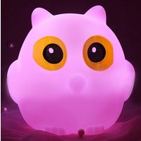 Ночник ILikeGift Little owl 149-009-02 (розовый)
