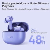 Наушники Realme Buds T200 Lite (сиреневый)