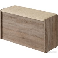 Пуфик Bon Mebel Чикаго большой тип 2 (дуб сонома трюфель/бежевая)