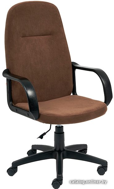 Офисное кресло TetChair Leader (флок, коричневый)