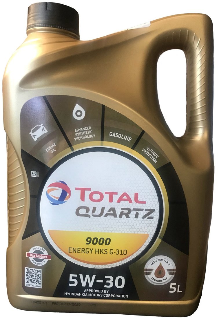

Моторное масло Total Quartz 9000 Energy HKS G-310 5W-30 5л