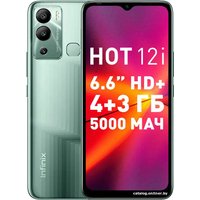 Телефон Infinix Hot 12i 4GB/64GB (зеленый) в Барановичах