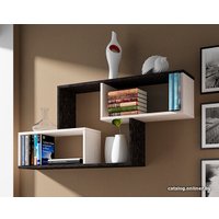 Полка Трия Тип 4 (венге цаво/дуб молочный)