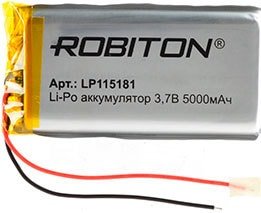 

Аккумулятор Robiton LP115181 5000 mAh 1 шт