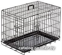 Переноска Duvo Plus Pet Kennel Small 780/480/DV (черный)