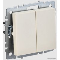 Выключатель проходной IEK Brite ВС10-2-6-БрКр