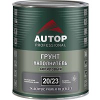 Автомобильный грунт Autop наполнитель 2K акриловый 3+1 - черный - банка. 1.0 л 20/23