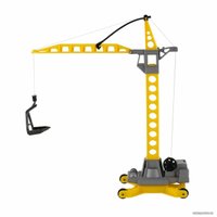 Кран Полесье Башенный кран Агат на колёсиках малый 56429