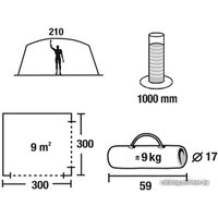 Тент-шатер Green Glade Lacosta