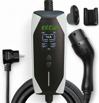 Зарядная станция EVCar Type2 B3 6-16A (3.5кВт, 1фаза)