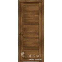 Межкомнатная дверь Юркас Лайт 6 ДГ 80x200 (корица)
