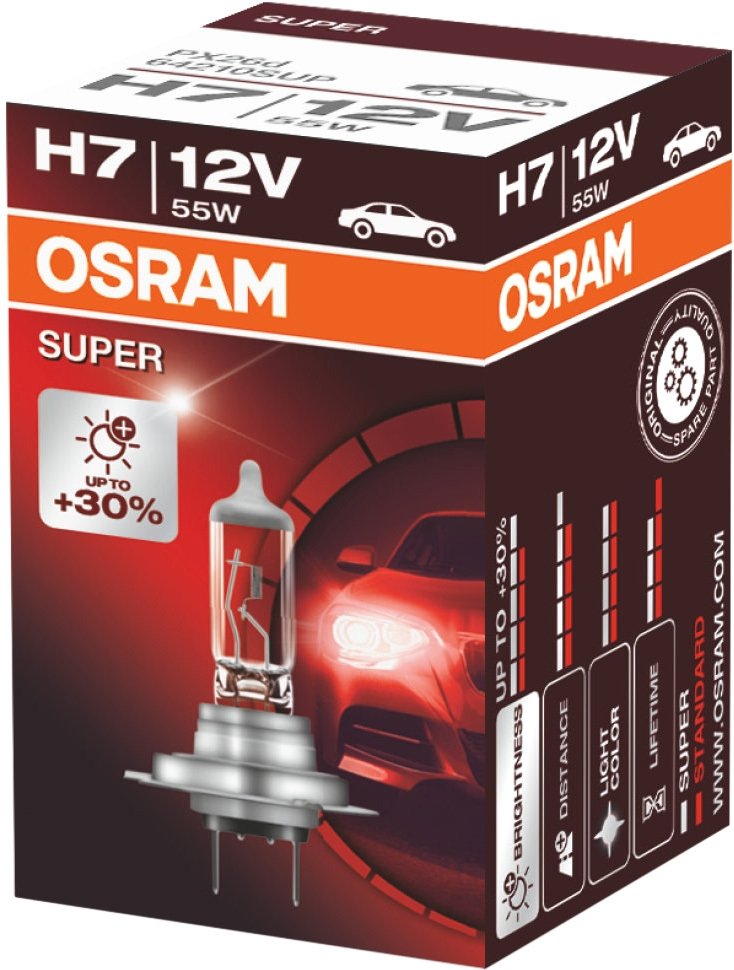 

Галогенная лампа Osram H7 64210SUP-FS 1шт