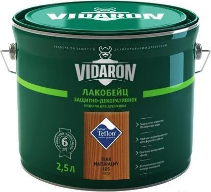 

Лак Vidaron Лакобейц L05 2.5 л (натуральный тик)