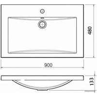Умывальник Florentina Анита 900