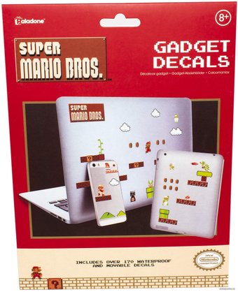Набор наклеек Paladone Super Mario Bros Gadget Decals