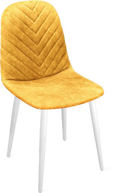 

Стул Трия Шерри К1С (белый матовый/микровелюр Wellmart Yellow)