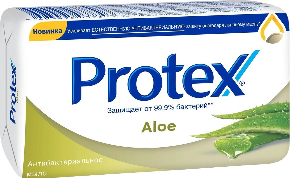 

Protex Мыло твердое Aloe антибактериальное 90 г