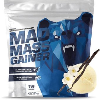 Mad Mass Gainer MG017 (2000 г, ванильный пломбир)