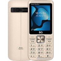 Кнопочный телефон BQ BQ-2455 Boom Quattro (золотистый)