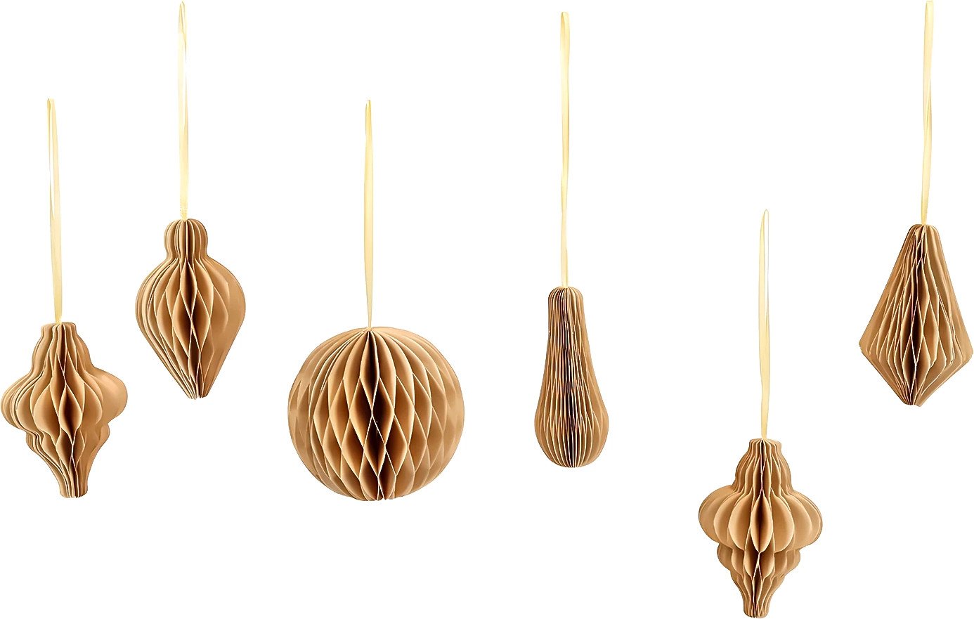 

Елочная игрушка Золотая сказка 592539 (6 шт, крафт)