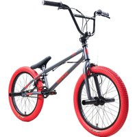 Велосипед Stark Madness BMX 3 2025 (темно-серый матовый/красный)