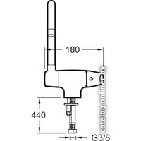 Смеситель Jacob Delafon Nateo E76250-CP