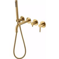 Смеситель Grocenberg GB5070 (золотой брашированный)