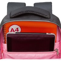 Школьный рюкзак Grizzly RG-461-1 (темно-серый)