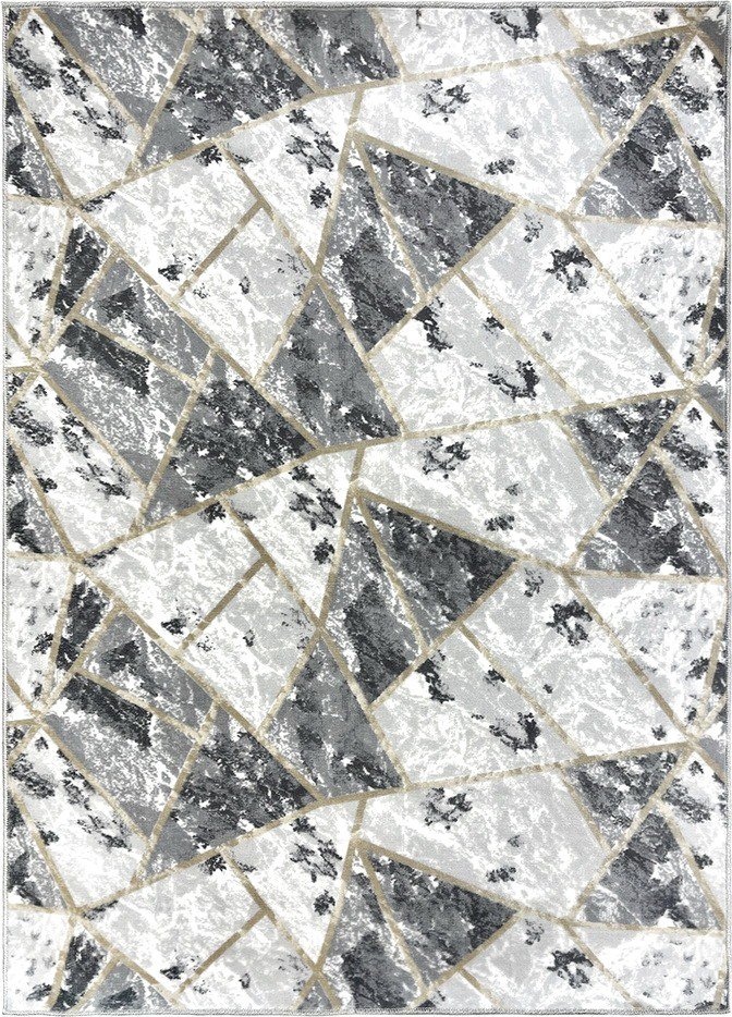 Ковер для жилой комнаты Plato Hali Soft 6031-GREY-BEIGE (0.6x1)