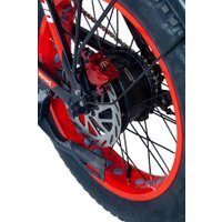 Электровелосипед Minako F10 Dual PRO 2025 (черный/красный)