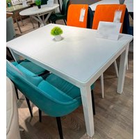 Кухонный стол North Forest Квадро 32 с тиснением (белый)