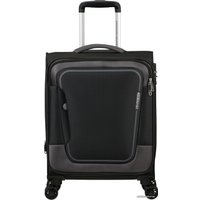 Чемодан-спиннер American Tourister Pulsonic Asphalt Black 55 см