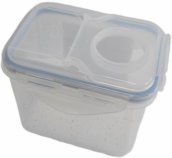 Ящик для хранения Swed House Behоllare 34.66.9323 (прозрачный/голубой)