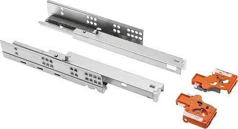 

Направляющие скрытого монтажа GTV Modern Slide полного выдвижения с выталкивателем 350 мм