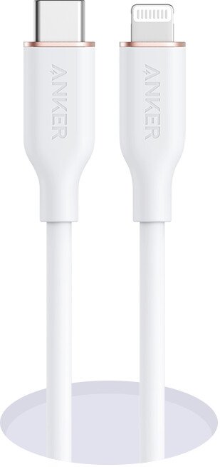 

Кабель Anker 641 USB Type-C - Lightning (0.9 м, белый)