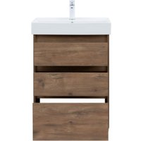  Aquanet Тумба под умывальник Nova Lite 60 302471 (дуб рустикальный)