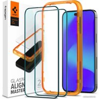 Защитное стекло Spigen ALM Glas FC для iPhone 14 Pro AGL05216 (2шт)