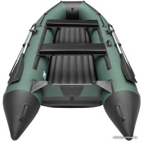 Моторно-гребная лодка Roger Boat Trofey 3500 (без киля, зеленый/черный)