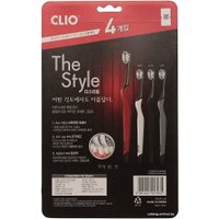 Набор зубных щеток CLIO The Style White Ultra Soft Care Toothbrush (4 шт)