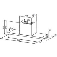Кухонная вытяжка ZorG Aeria 1280 60 S (черный)
